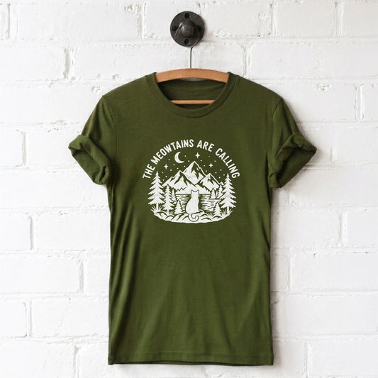The Meowtains Are Calling T-Shirt